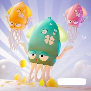 Electric Dancing Octopus Toy – 3-in-1 Obstacle Avoidance 8-Leg Squid with Lights & Music, Interactive Fishing Game for Toddlers & Birthday Gifts