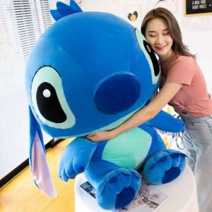 20-55cm Giant Size Lilo & Stitch Couple Models Cartoon Stuffed Plush Anime Plushs Toys Pendant Toy Pillow Kids Birthday Gift