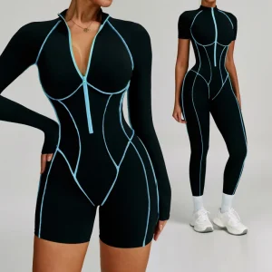 Women Bodysuit Yoga Set One-Piece Jumpsuit Gym Sports Push Up Dance Running Beautiful back tight-fitting fitness Workout Clothes - AliExpress 201768104