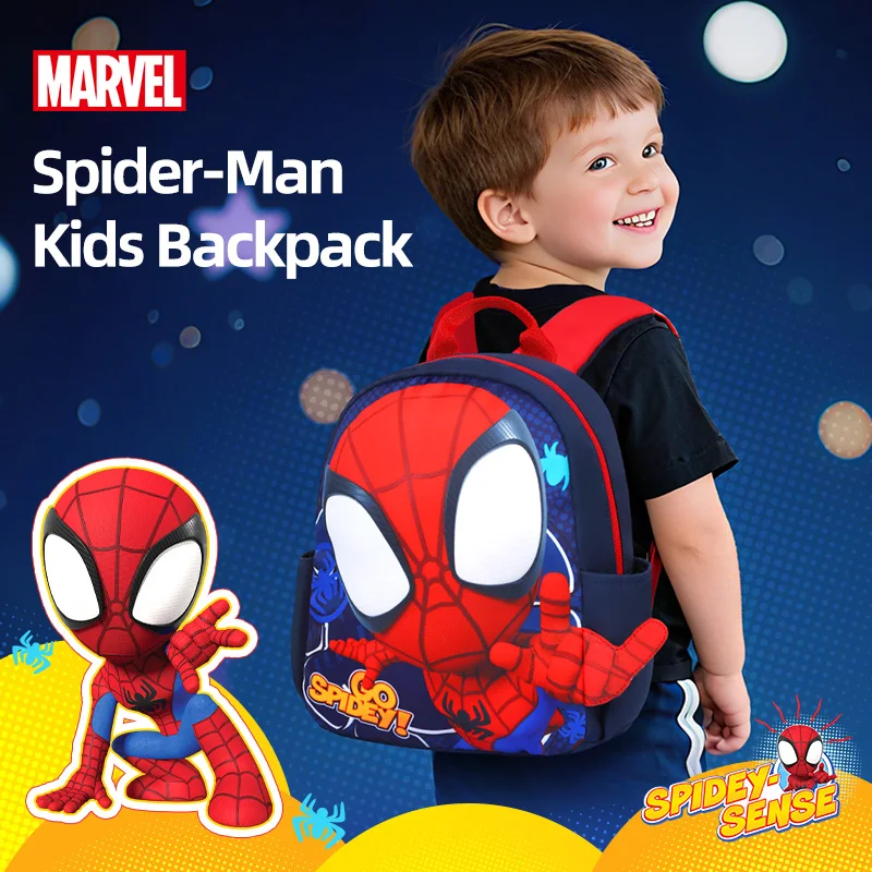 Disney Spider-Man Toddler Backpack for Boys and Girls Cute, Comfortable, Breathable, Ultra-Lightweight Waterproof Backpack - AliExpress 1501 - Image 2