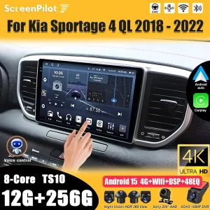 Android 16 For Kia Sportage 4 QL 2016 - 2022 Multimedia Video Player Mirror Link Wireless Android Auto Touch Screen Wifi RDS - AliExpress 34