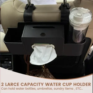 Multifunctional Car Seat Back Organizer with Tissue Box, Cup Holder & Phone Stand - AliExpress 34