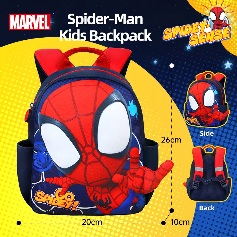 Disney Spider-Man Toddler Backpack for Boys and Girls Cute, Comfortable, Breathable, Ultra-Lightweight Waterproof Backpack - AliExpress 1501 - Image 5
