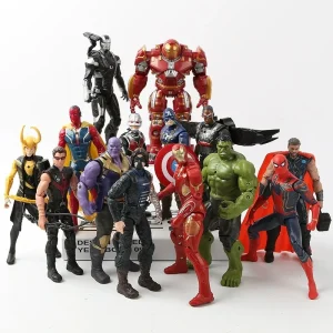 Avengers Hero Loki Spiderman Endgame Action Figure Ironman Thanos Antman Thor Model Props Collection Toy 15-17cm - AliExpress