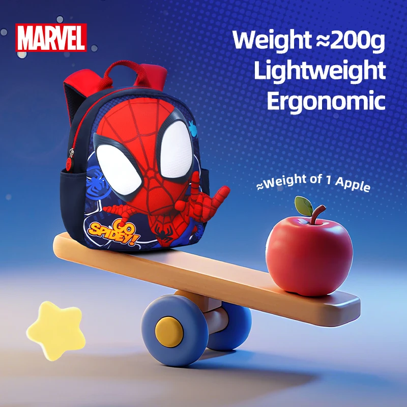 Disney Spider-Man Toddler Backpack for Boys and Girls Cute, Comfortable, Breathable, Ultra-Lightweight Waterproof Backpack - AliExpress 1501 - Image 3